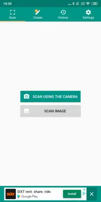 QR & Barcode Reader android App screenshot 1